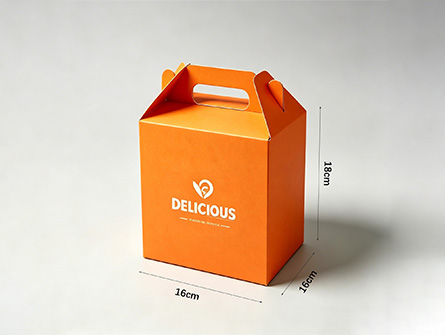 Eco Friendly Custom Printed Disposable Paper Takeaway Box