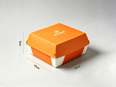 Eco Friendly Custom Printed Disposable Paper Takeaway Box