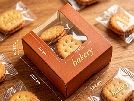 Customized Cookie Box With A Window