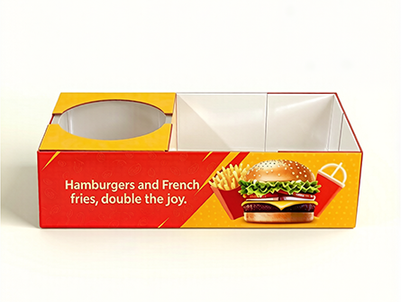 Customized compartmentalized large-capacity hamburger box