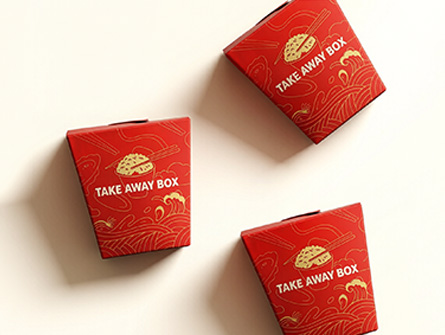  Custom Printed Take-out Box