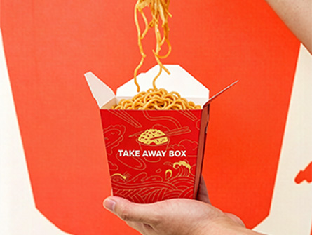  Custom Printed Take-out Box