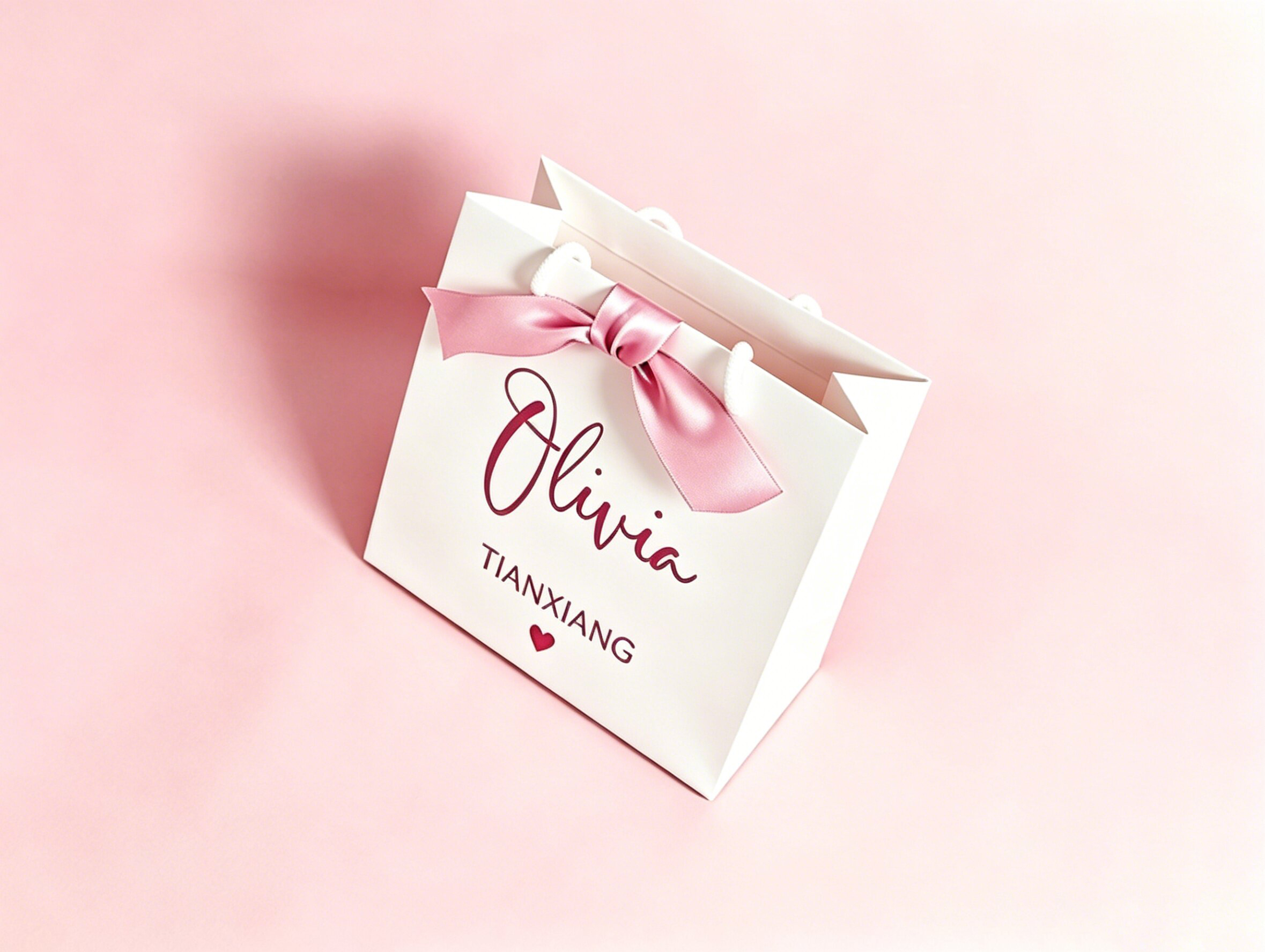Brand New High Quality New Design Custom Gift Tote Bag Small Gift Paper Bag  For Shopping With Factory Price Discount