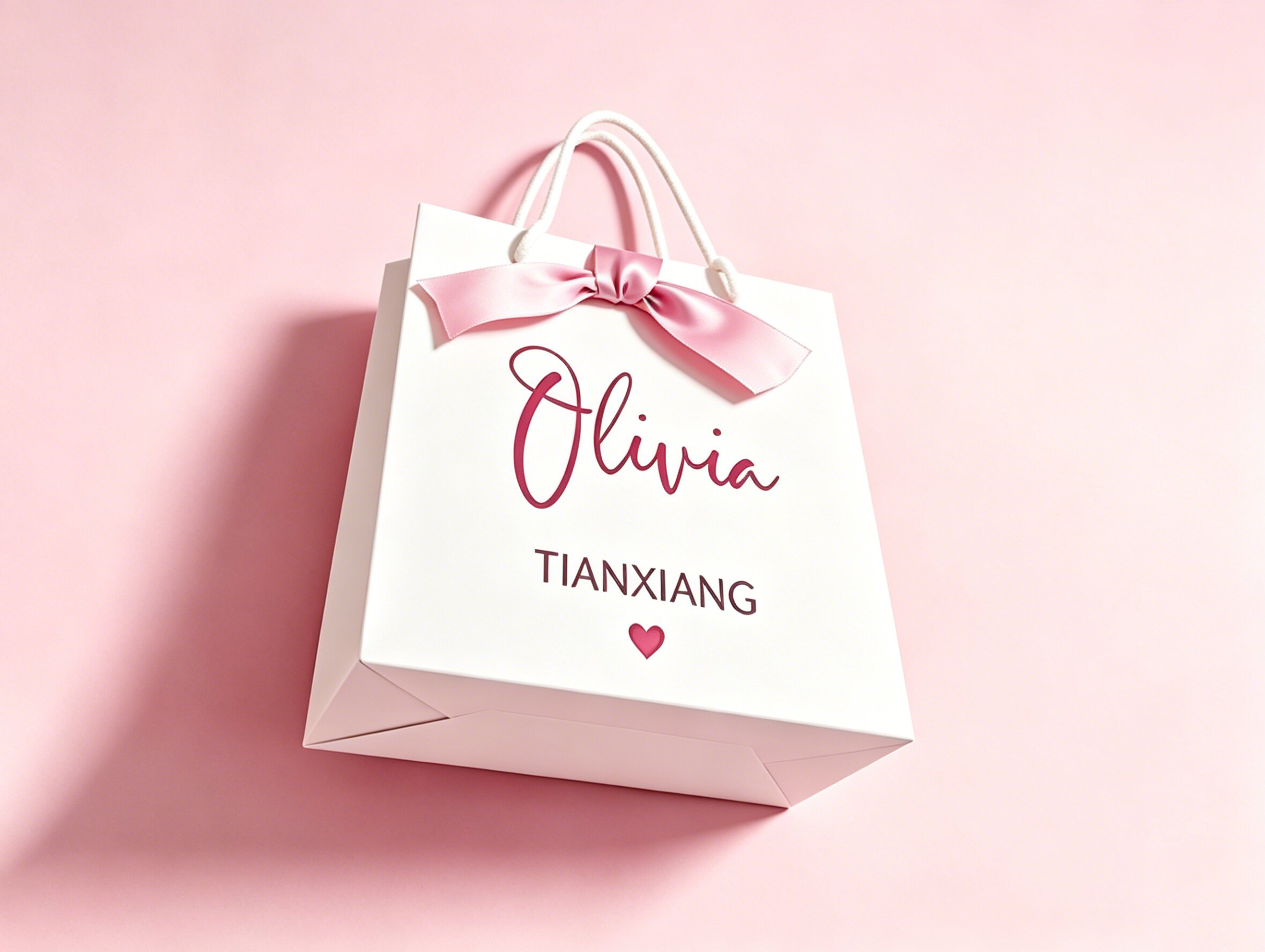 Brand New High Quality New Design Custom Gift Tote Bag Small Gift Paper Bag  For Shopping With Factory Price Discount