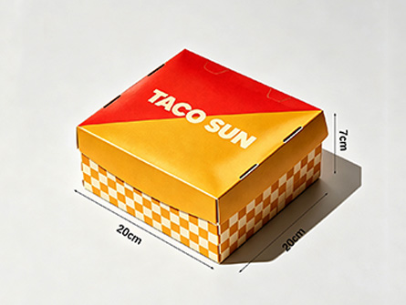 Customized Integrated Folding Taco Box