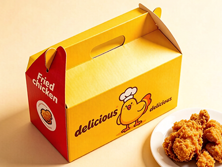 Customized portable fried chicken box