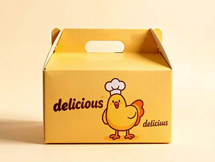 Customized portable fried chicken box