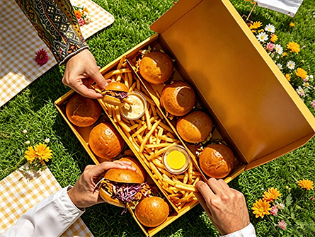 Customized large-capacity Middle Eastern-style Burger Boxes