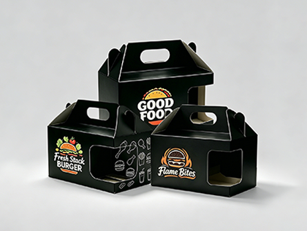 Customized Portable Chicken Box With Beverage Holes