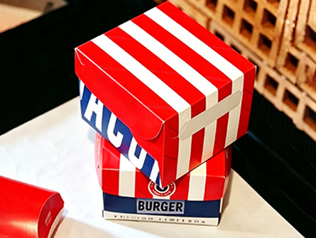 Customized American-style Integrated Folding Burger box