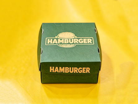 Customized Integrated Folding Lid Burger Box