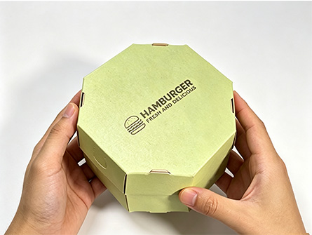 Customized Octagonal Sky Dome Box for Burger Packaging