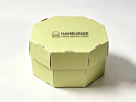 Customized Octagonal Sky Dome Box for Burger Packaging