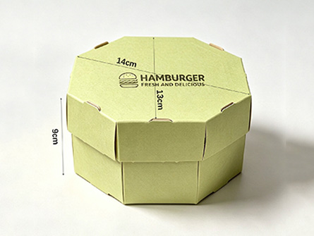 Customized Octagonal Sky Dome Box for Burger Packaging