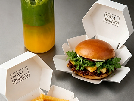 Customized Octagonal Folding Hamburger Box