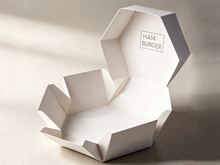 Customized Octagonal Folding Hamburger Box