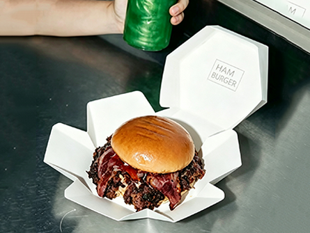 Customized Octagonal Folding Hamburger Box