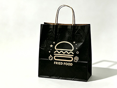 Customized Black Embossing And Gold Printing Food Packaging Set