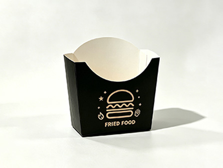 Customized Black Embossing And Gold Printing Food Packaging Set