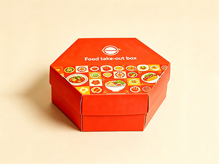 Customized Octagonal Flap-top Box