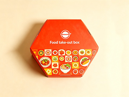 Customized Octagonal Flap-top Box