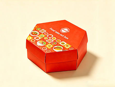 Customized Octagonal Flap-top Box