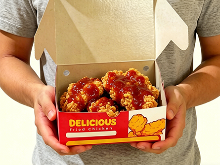 Customized Color-printed Fried Chicken Box