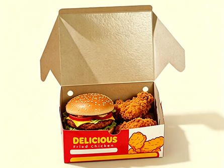 Customized Color-printed Fried Chicken Box