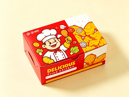 Customized Color-printed Fried Chicken Box