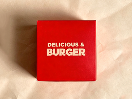 Customized Square Drawer-style Burger Box