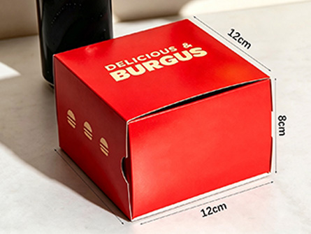 Customized Square Drawer-style Burger Box