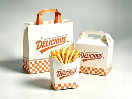 Customized American-style Minimalist Fried Chicken Box Set