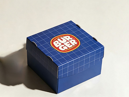 Customized Square Folding Hamburger Box