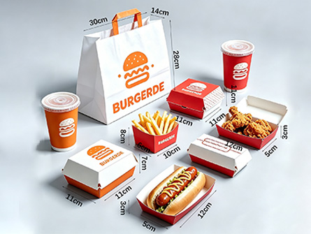 mized Color-printed Disposable Fried Chicken Packaging Series