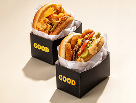 Customized Split-top Hamburger Box