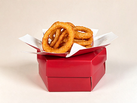 Custom Octagonal Top-and-Bottom Burger Box