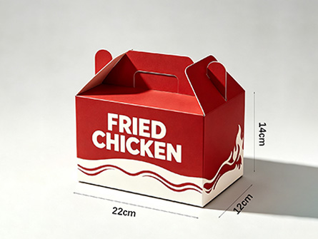 Customized Red-patterned Printed Fried Chicken Sets Series