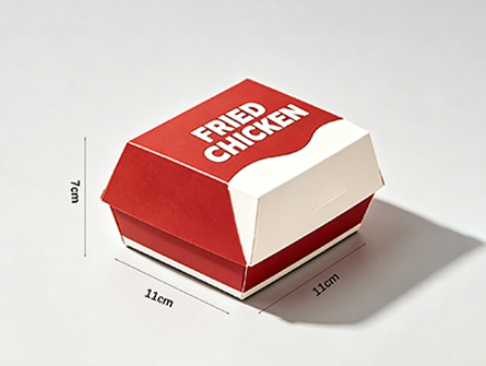 Customized Red-patterned Printed Fried Chicken Sets Series
