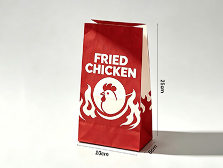 Customized Red-patterned Printed Fried Chicken Sets Series