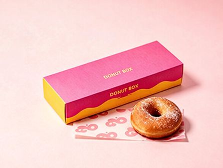 Factory-made Square Flap Doughnut Boxes