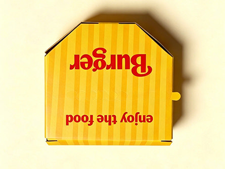 Customized Pull-tab Hamburger Box