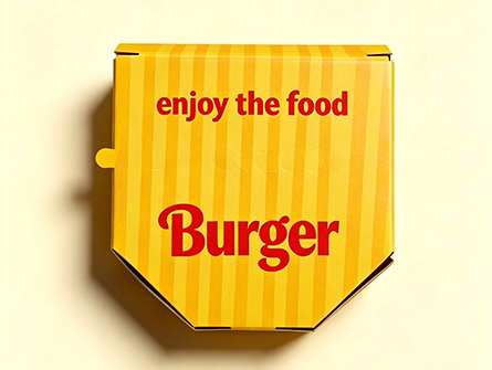 Customized Pull-tab Hamburger Box