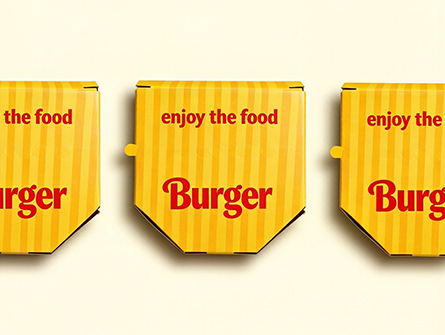 Customized Pull-tab Hamburger Box