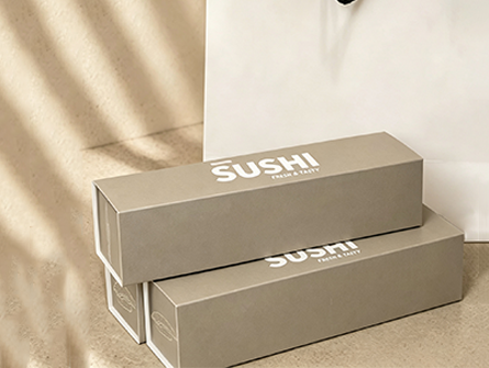 Customized Square-shaped Small Drawer-style Sushi Box