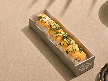 Customized Square-shaped Small Drawer-style Sushi Box