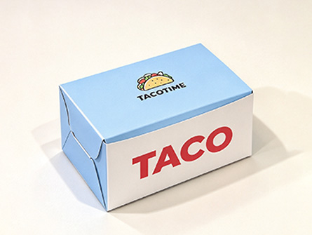 Customized Flip-top Taco Box