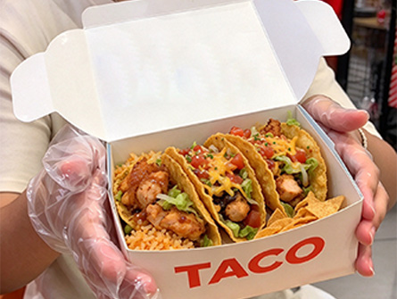 Customized Flip-top Taco Box