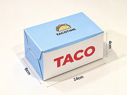 Customized Flip-top Taco Box