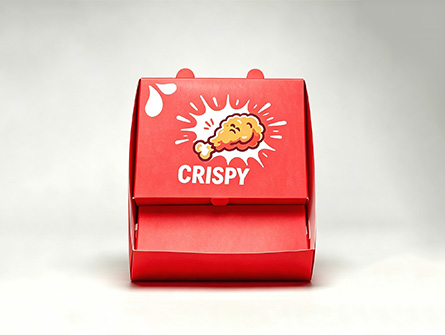 Customized Red Dipping Sauce-style Fried Chicken Box