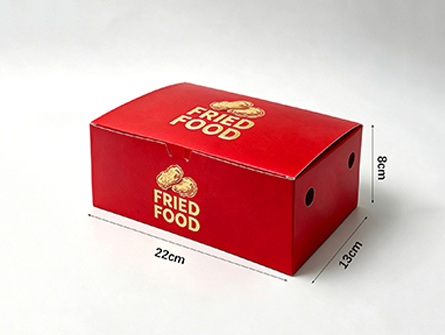 \Customized Red Printed Food Packaging Set